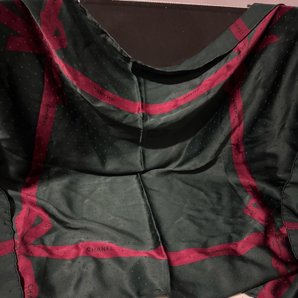Chanel Silk Scarf - 34”x34” - Picture 3 of 5